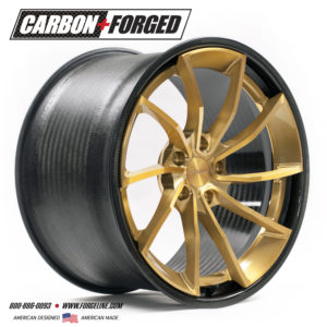 Forgeline Carbon+Forged CF202 in Transparent Gold