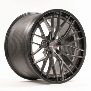 Forgeline Carbon+Forged CF203 in Dark Transparent Smoke