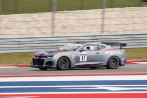 Blackdog Speed Shop Camaro GT4.R on Forgeline One Piece Forged Monoblock GS1R Wheels in Pirelli World Challenge GTS at COTA