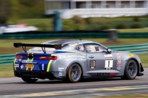 Blackdog Speed Shop #1 Chevrolet Camaro GT4.R Third at VIR