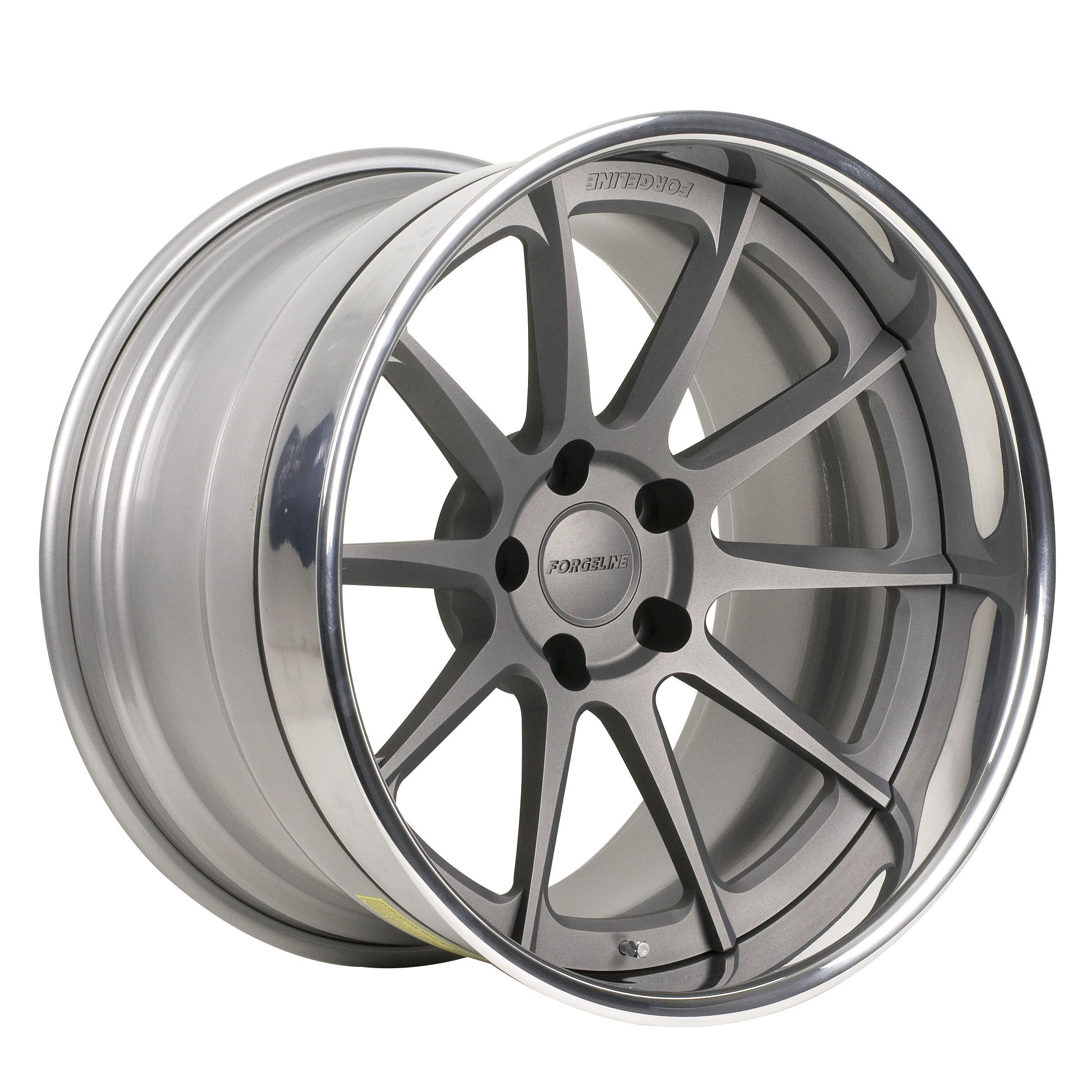 RB3C Concave with Titanium Center & Polished Outer