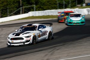 AWA Racing's #80 Ford Mustang GT4 second at Canadian Tire Motorsports Park on Forgeline one piece forged monoblock GS1R wheels