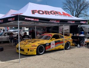 Hikari Racing Wheel Source Toyota Supra on Forgeline GW3R wheels makes a comeback at SVRA Mid-Ohio