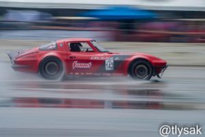 Josh Leisinger's Corvette on Forgeline one piece forged monoblock GS1R wheels at the 2020 Holley LS Fest