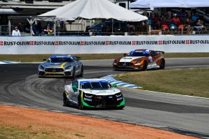 Rebel Rock Racing's Camaro GT4.R Wins at Sebring on Forgeline One PIece Forged Monoblock GS1R Wheels