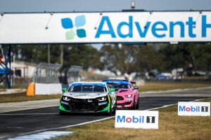 Rebel Rock Racing's Camaro GT4.R Wins at Sebring on Forgeline One PIece Forged Monoblock GS1R Wheels