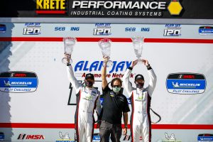 Rebel Rock Racing's Camaro GT4.R Wins at Sebring on Forgeline One PIece Forged Monoblock GS1R Wheels