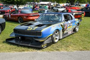 Mike DuSold's LS Fest Grand Champion 1967 Camaro on Forgeline one piece forged monoblock CF1 Open Lug Wheels