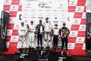 Marco Signoretti on British GT Podium at Donington