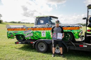 Duke Roddy 2022 Holley LS Fest Spirit of the Event Winner 1965 Chevrolet C10 on Forgeline GA3R Wheels