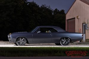 John Spanos's BBT Fabrications-Built 1967 Chevrolet Chevelle Wins 2023 Muscle Machine of the Year on Center-Locking Forgeline Forged Three Piece CF3C Wheels