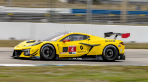 Pratt Miller Motorsports Chevrolet Corvette C8 Z06 GT3.R Testing at Sebring on Forgeline One Piece Forged Monoblock SS1R-GT Wheels