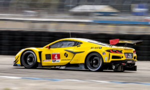 Pratt Miller Motorsports Chevrolet Corvette C8 Z06 GT3.R Testing at Sebring on Forgeline One Piece Forged Monoblock SS1R-GT Wheels